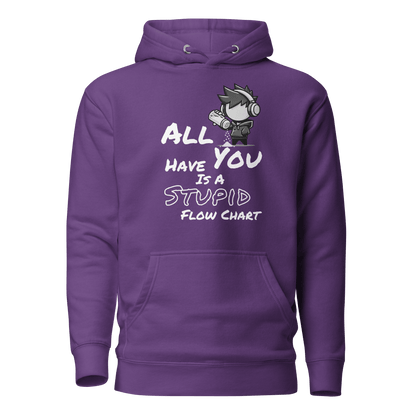 All You Have Is a Stupid Flow Chart - Hoodie - Mulli USA Custom