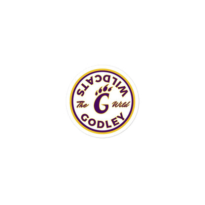 Bubble - free stickers - The Wild - Godley Wildcats - Mulli USA Custom