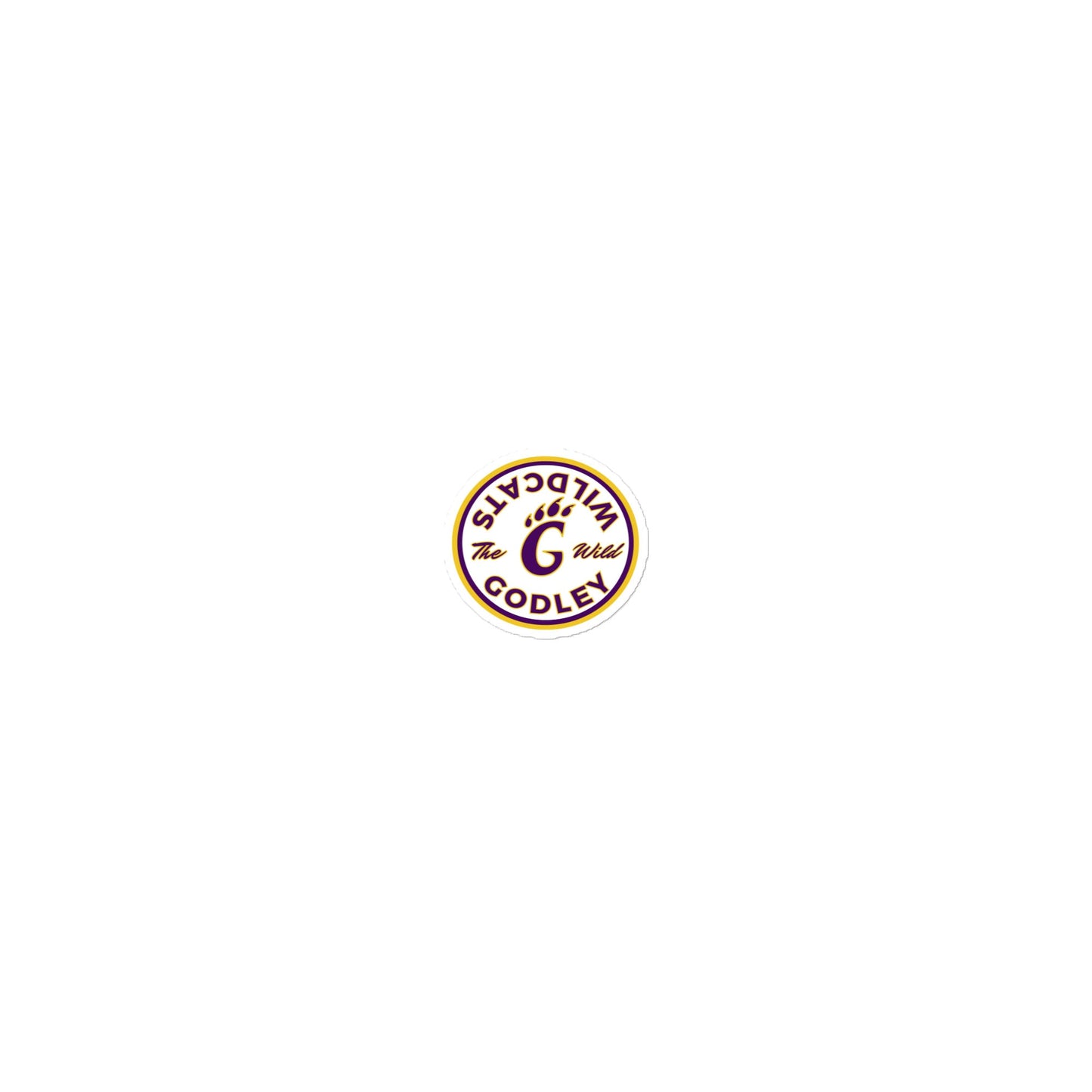 Bubble - free stickers - The Wild - Godley Wildcats - Mulli USA Custom