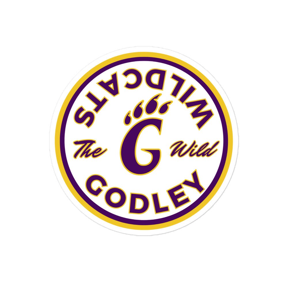 Bubble - free stickers - The Wild - Godley Wildcats - Mulli USA Custom