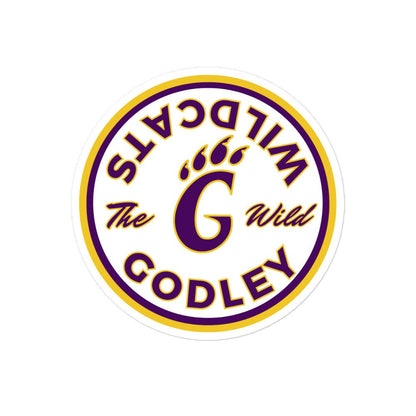 Bubble - free stickers - The Wild - Godley Wildcats - Mulli USA Custom