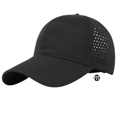 Mulli Perforated Performance "Dad" Cap – Built to Breathe - Mulli USA Custom