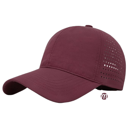 Mulli Perforated Performance "Dad" Cap – Built to Breathe - Mulli USA Custom