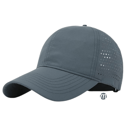 Mulli Perforated Performance "Dad" Cap – Built to Breathe - Mulli USA Custom
