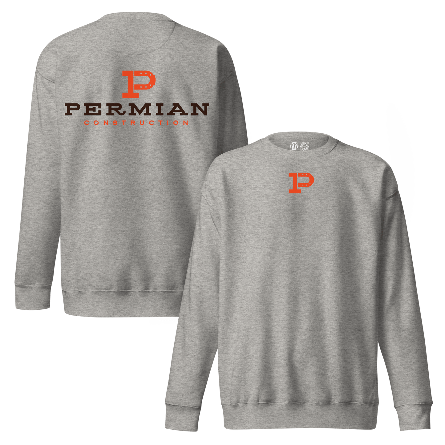 Permian Construction C1 - Premium Crewneck Sweatshirt - Mulli USA Custom