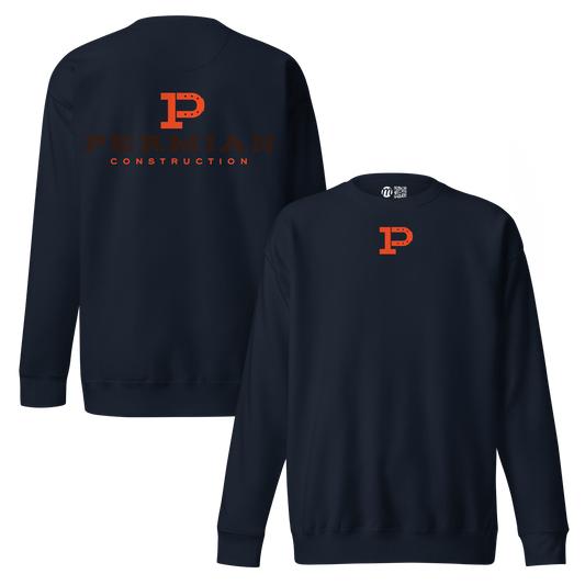Permian Construction C1 - Premium Crewneck Sweatshirt - Mulli USA Custom
