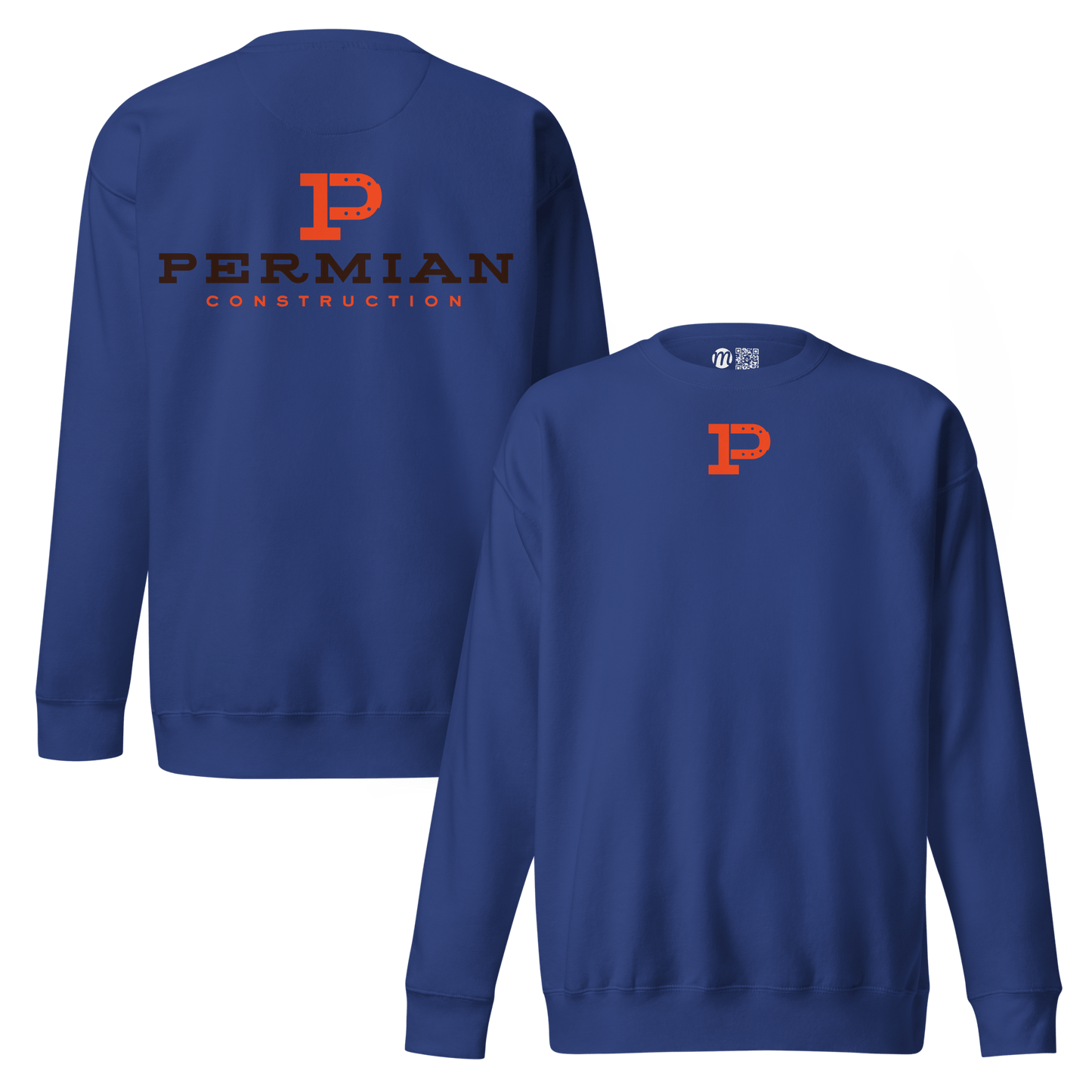 Permian Construction C1 - Premium Crewneck Sweatshirt - Mulli USA Custom