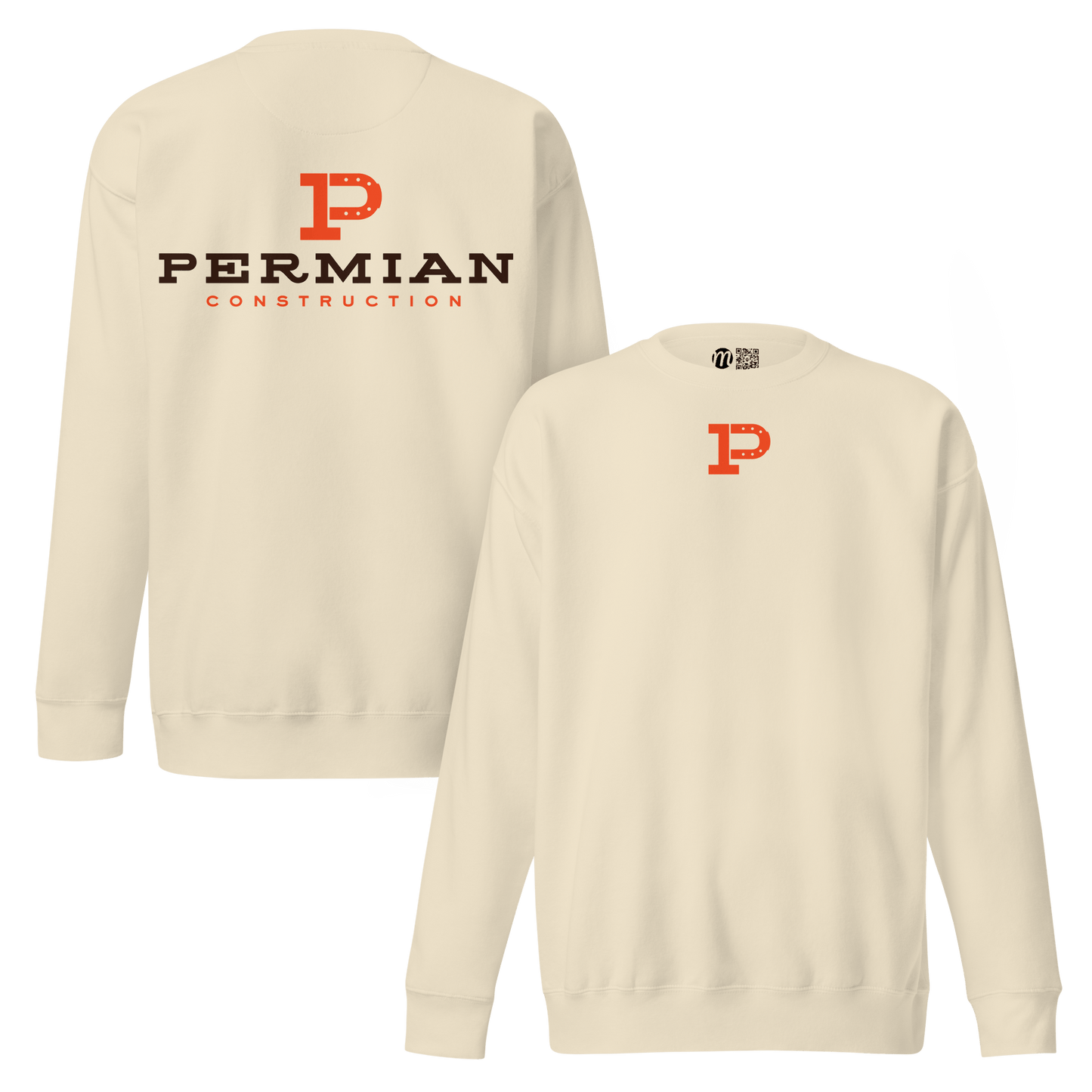 Permian Construction C1 - Premium Crewneck Sweatshirt - Mulli USA Custom
