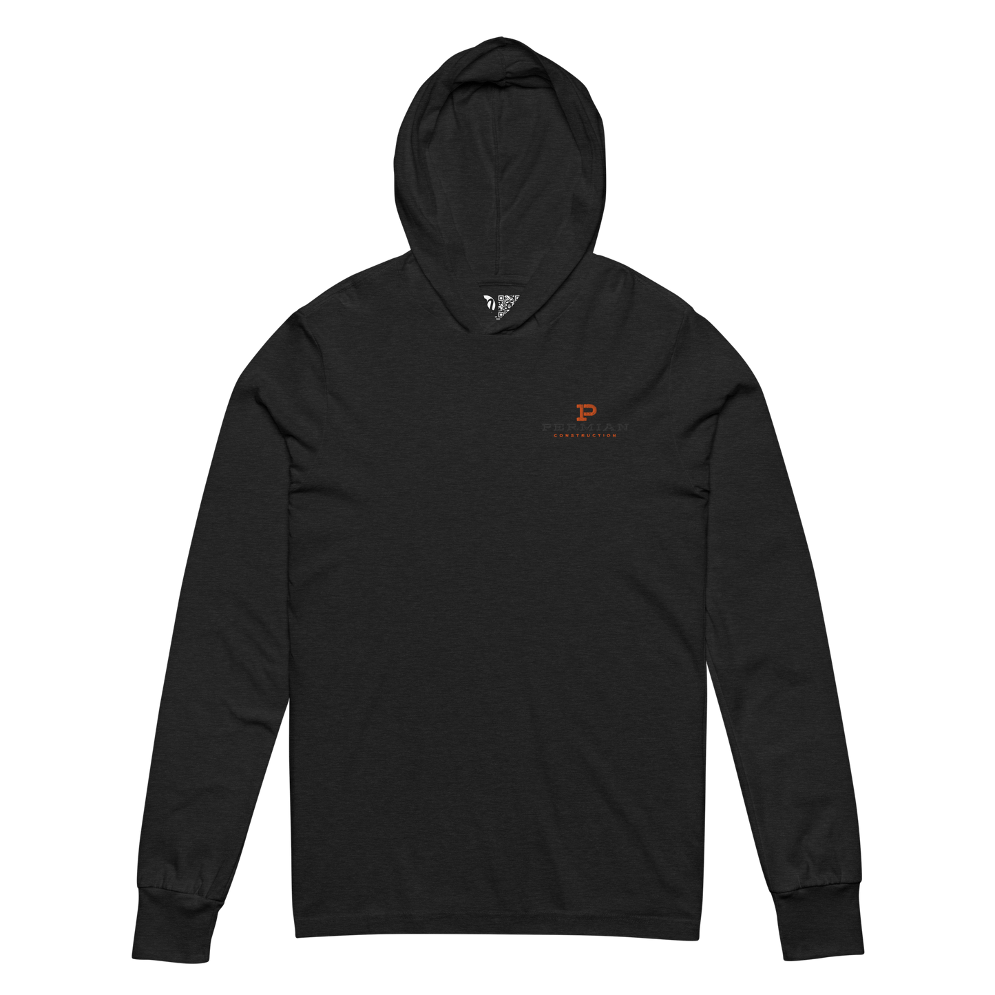 Permian Construction T2 - Embroidery Logo - Hooded Long - Sleeve Tee - Mulli USA Custom