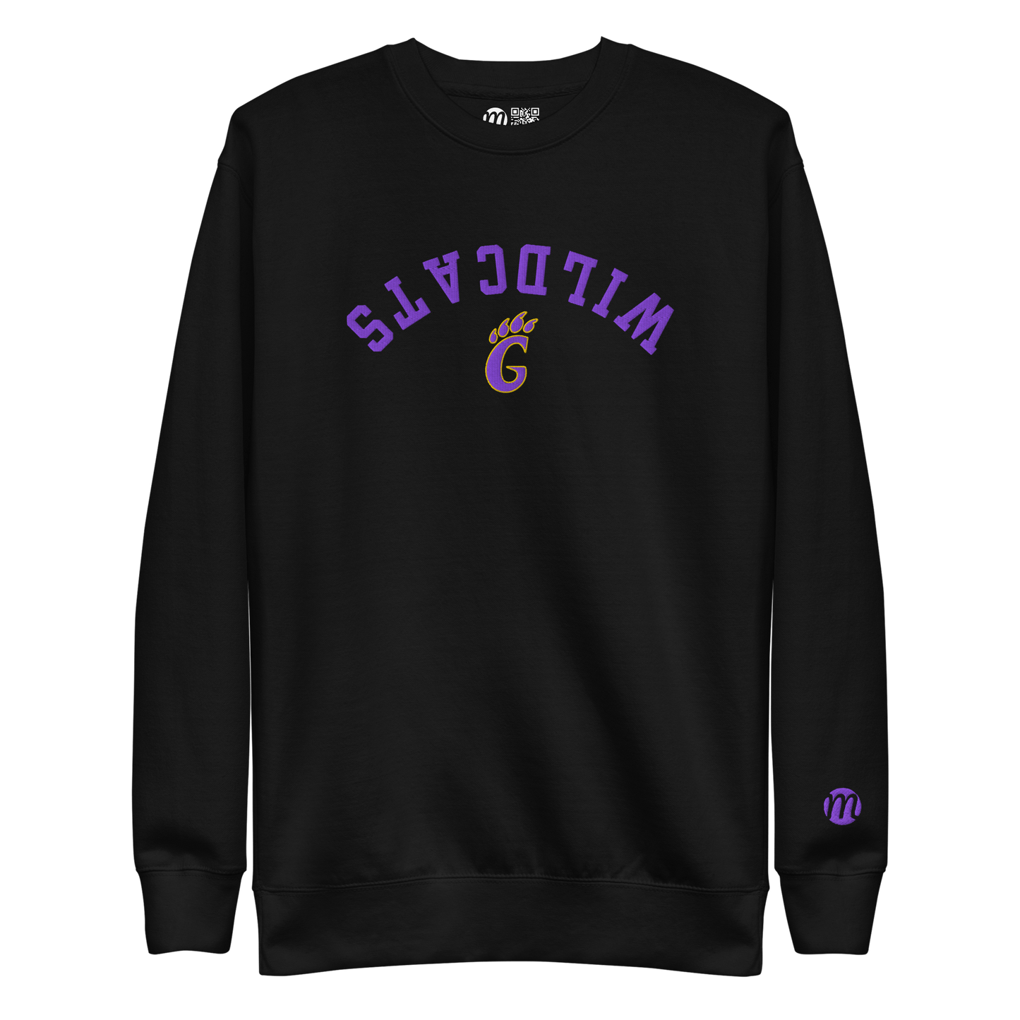 WILDCATS (Flipped) Embroidery Sweatshirt - Mulli USA Custom